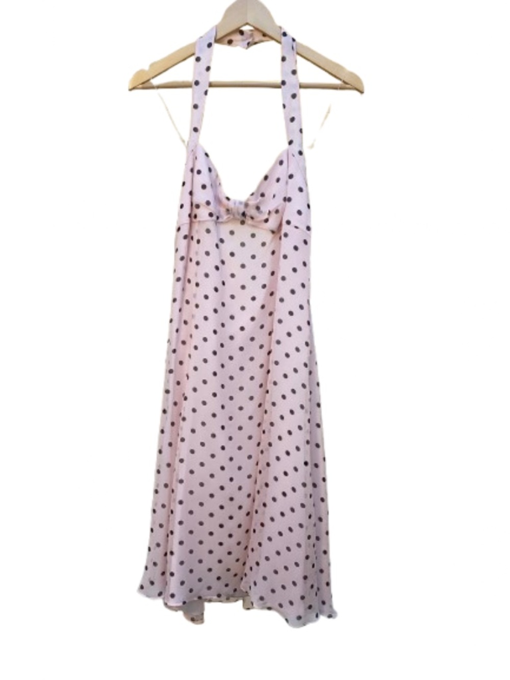✨NWT✨ Maggy London Pink Polka Dot Halter Midi Dress